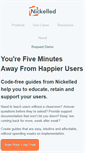 Mobile Screenshot of nickelled.com