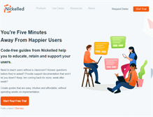 Tablet Screenshot of nickelled.com